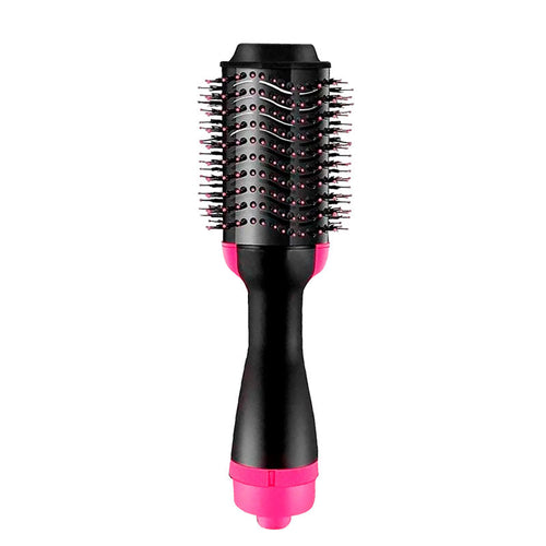 Cepillo Secador de Cabello 2 en 1 Rosa – Alisado y Volumen en Minutos