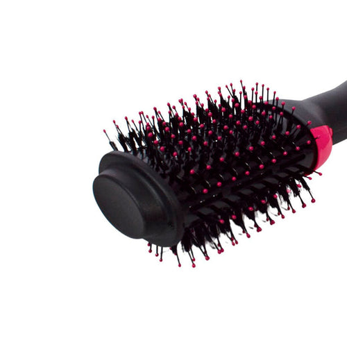 Cepillo Secador de Cabello 2 en 1 Rosa – Alisado y Volumen en Minutos