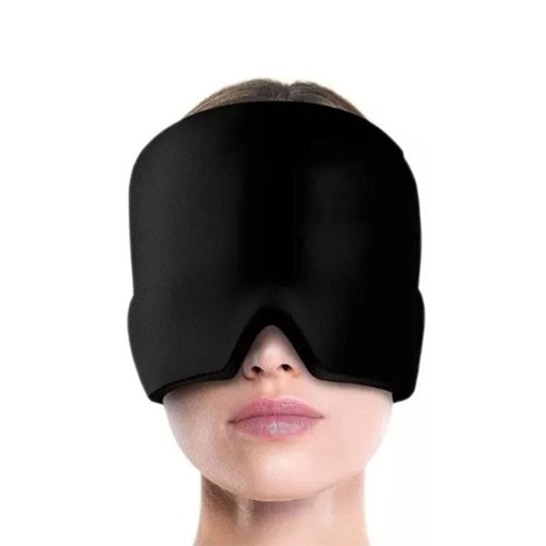 Gorro de Compresión para Migraña y Dolor de Cabeza, Alivio Inmediato Frío/Calor Reutilizable